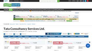 
                            10. Tata Consultancy Services Ltd. Stock Price, Share Price, Live BSE ...