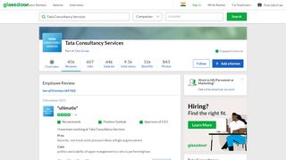 
                            8. Tata Consultancy Services - ultimatix | Glassdoor.co.in