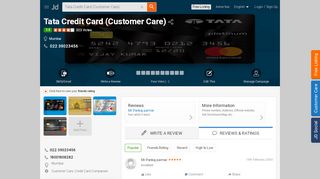 
                            12. Tata Credit Card (Customer Care) - Credit Card Companies in ...