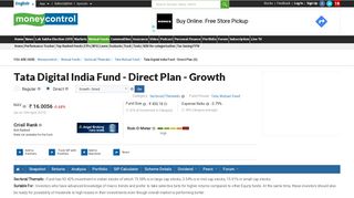 
                            3. Tata Digital India Fund - Direct Plan (G) [15.716] | Tata Mutual Fund ...