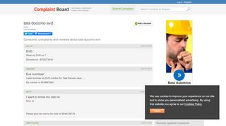 
                            11. tata docomo evd Complaints