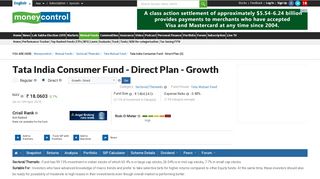 
                            4. Tata India Consumer Fund - Direct Plan (G) [17.597] | Tata Mutual ...