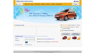 
                            2. Tata Motors Finance Limitd | Login Page