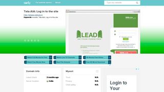 
                            11. tataaia.eabyas.in - Tata AIA: Log in to the site - Tata AIA Eabyas - Sur.ly