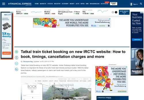 
                            10. Tatkal train ticket booking on new IRCTC website: How to book ...