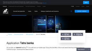 
                            5. Tatra banka mobile app – Internet banking always with you | Tatra banka