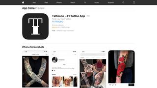 
                            9. Tattoodo - #1 Tattoo App on the App Store - iTunes - Apple