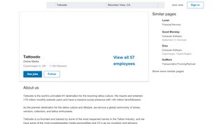
                            10. Tattoodo | LinkedIn