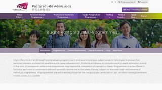 
                            1. Taught Postgraduate Programmes : Introduction | CityU Postgraduate ...