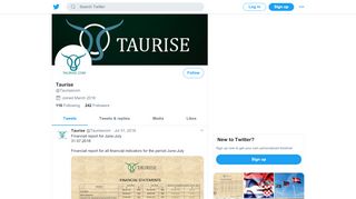 
                            6. Taurise (@Taurisecom) | Twitter