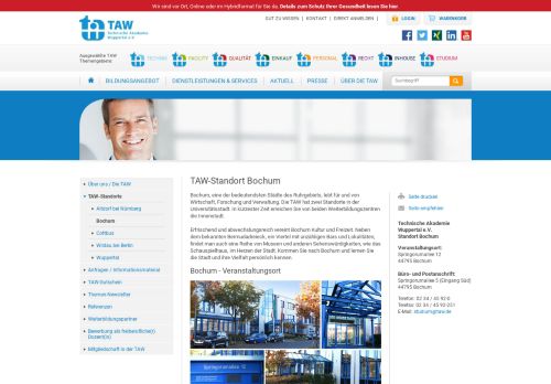 
                            5. TAW-Standort: Bochum - Technische Akademie Wuppertal