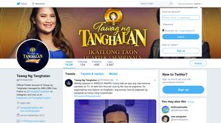 
                            5. Tawag Ng Tanghalan (@TNTABSCBN) | Twitter