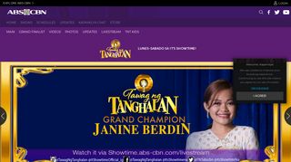 
                            2. Tawag Ng Tanghalan - Main - ABS-CBN Entertainment