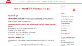 
                            5. Tawk.To - Phần Mềm Chat Trực Tuyến Hiệu Quả - APPNET