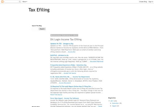 
                            6. Tax Efiling: Dit Login Income Tax Efiling