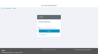 
                            7. Tax Form Management Login