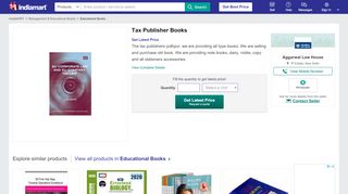 
                            13. Tax Publisher Books - View Specifications & Details of Educational ...