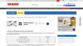 
                            9. Tax Rates: Income Tax Slab For AY 2018-19 - Taxmann