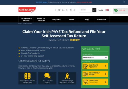 
                            9. Tax Refunds from Ireland | Tax Returns | Taxback.com