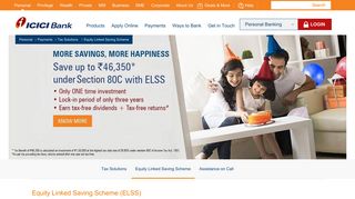 
                            8. Tax Saving Mutual Funds – Equity Linked Saving Scheme ... - ICICI Bank