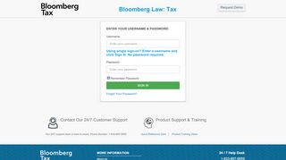 
                            7. Tax - Sign In | Bloomberg BNA
