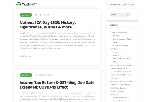 
                            6. Tax2win: Blog, Tax Saving Tips, Efile Tax Return Software, Income ...