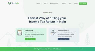 
                            11. Tax2win: eFile Income Tax Return Online | ITR FY 2017-18(AY 2018-19)