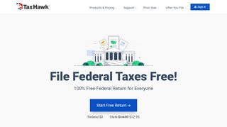 
                            9. TaxHawk® Free Tax Software... Federal & State Return Preparation ...