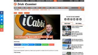 
                            4. Taxi technology firm iCabbi to step on the gas | Irish Examiner