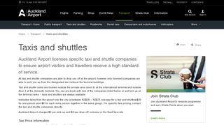 
                            10. Taxis and shuttles | Auckland Airport