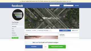 
                            6. TaxiTender - Startseite | Facebook