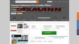 
                            10. Taxmann Publications Pvt Ltd (sales Office), Karol Bagh - Book ...