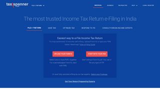 TaxSpanner: File ITR TDS GST-R | Easiest way to Save & Tax Filing