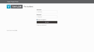 
                            10. Taylor Project Portal - Taylor, the Builders