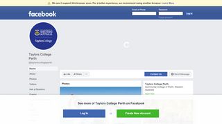 
                            12. Taylors College Perth - Home | Facebook