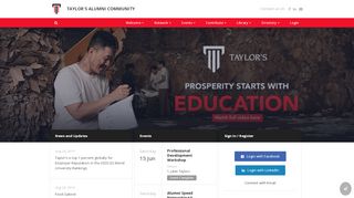 
                            9. Taylor's University & Taylor's College Alumni Website