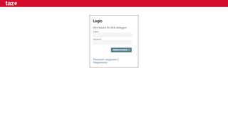 
                            8. taz.de Portal - Login