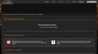 
                            4. TBC login screen music - WoWInterface