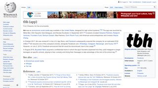 
                            10. tbh (app) - Wikipedia