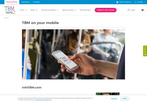 
                            13. TBM Mobile - access info on your smartphone with the TBM app