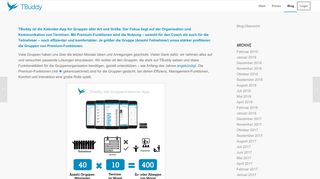 
                            3. TBuddy mit Premium-Funktionen Jetzt informieren. - TBuddy