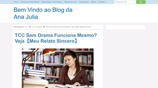 
                            12. TCC Sem Drama Funciona Mesmo? Veja【Meu Relato Sincero】