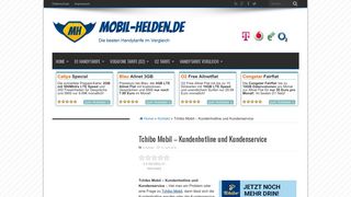 
                            8. Tchibo Mobil - Kundenhotline und Kundenservice | Februar 2019 ...