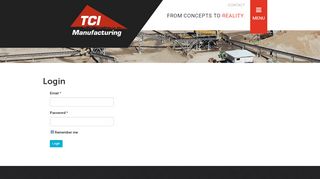 
                            10. TCI Manufacturing › Login