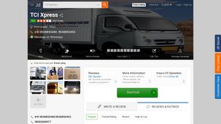 
                            9. TCI Xpress, Nelamangala - Tci Express - Courier Services in ... - Justdial