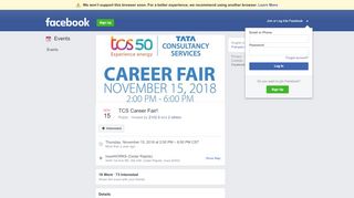 
                            10. TCS Career Fair! - Facebook