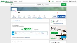 
                            10. TCS Employee Benefit: Sick Leave | Glassdoor.co.in