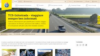 
                            3. TCS-Infostrada - viaggiare sempre ben informati - TCS Svizzero