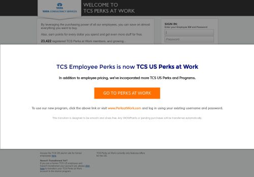 
                            12. TCS Perks at Work