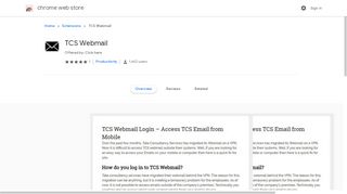 
                            13. TCS Webmail - Google Chrome